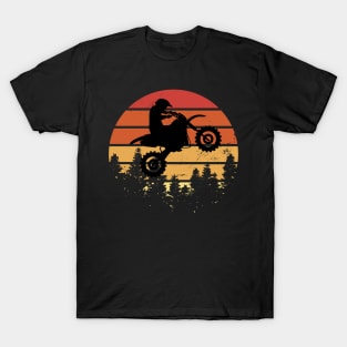 Vintage Retro Dirt Bike T-Shirt